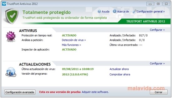 TrustPort Antivirus 2013 13.0.9.5102