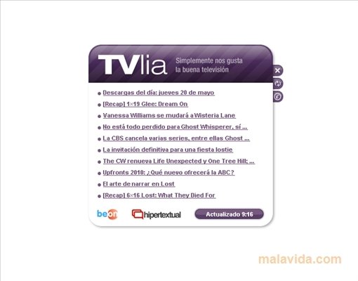 TVlia 3.0 Engels