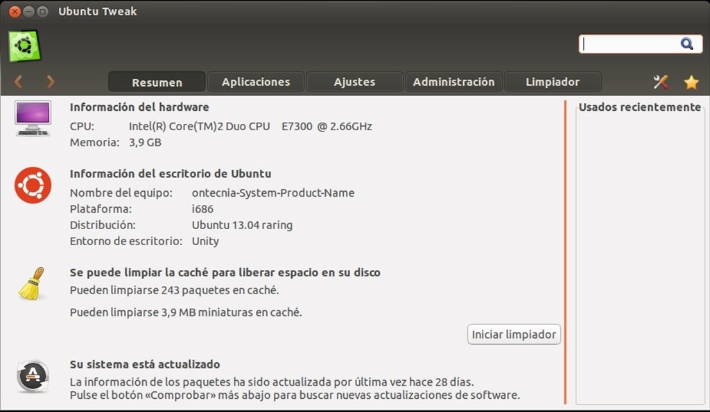 Ubuntu Tweak 0.4.8.0 Anglais