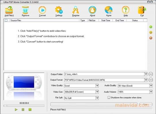 Ultra PSP Movie Converter  5.0.0603