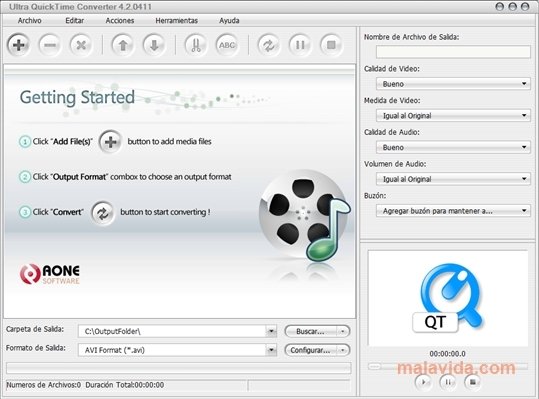 Ultra QuickTime Converter  3.2
