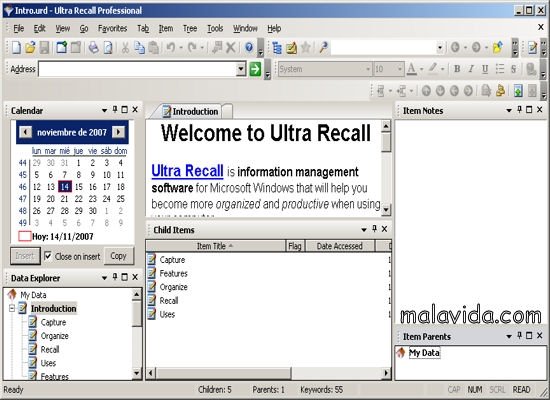 Ultra Recall Professional Portable 3.5b Engelsk