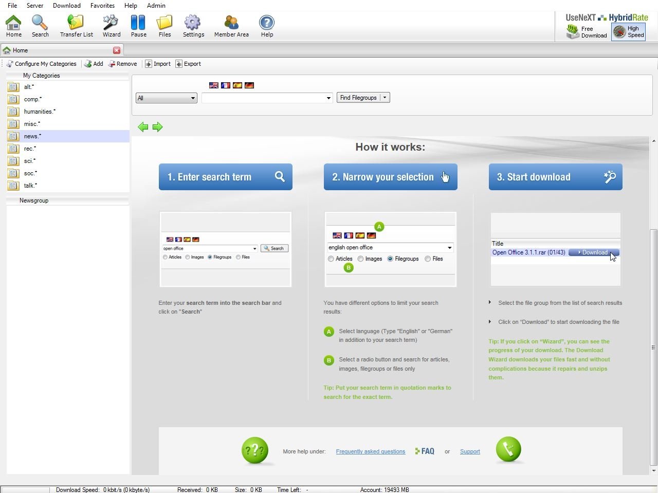 UseNeXT 5.53
