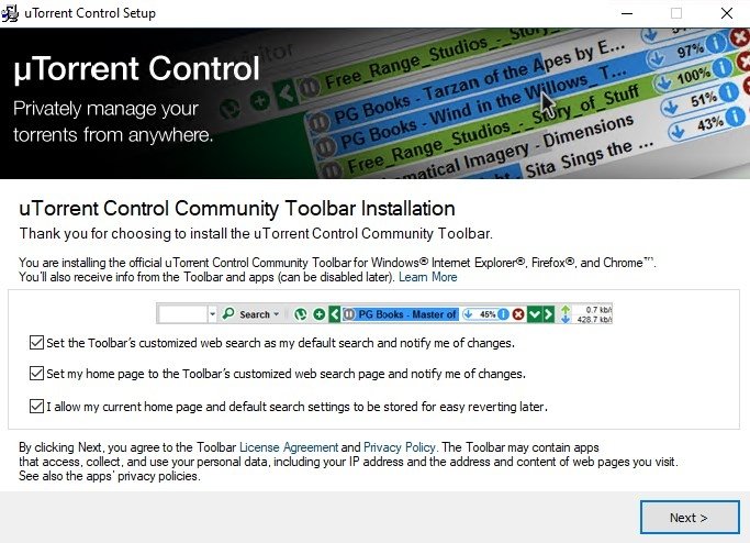 Download uTorrent Control gratis. Scarica 100% sicuro