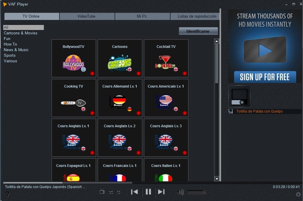 VAF Player 1.6.8.0