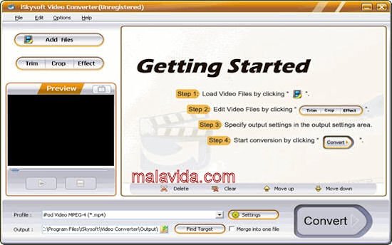 iSkysoft Video Converter 1.8.0.2 Engels