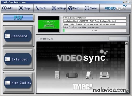 VideoSync 1.0.5.37 Engels