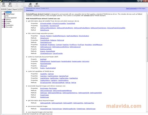 VintaSoftTwain ActiveX Control 5.1 Anglais