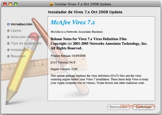 Virex 7.x DAT V7081008 Espa�ol