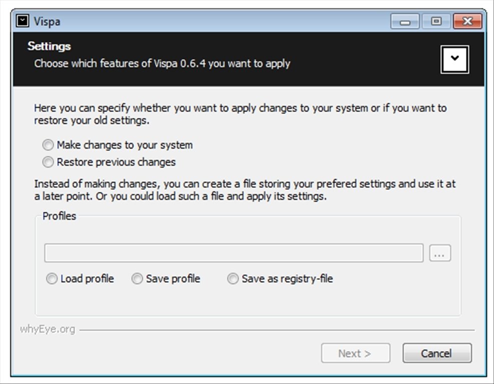Vispa  0.5.4