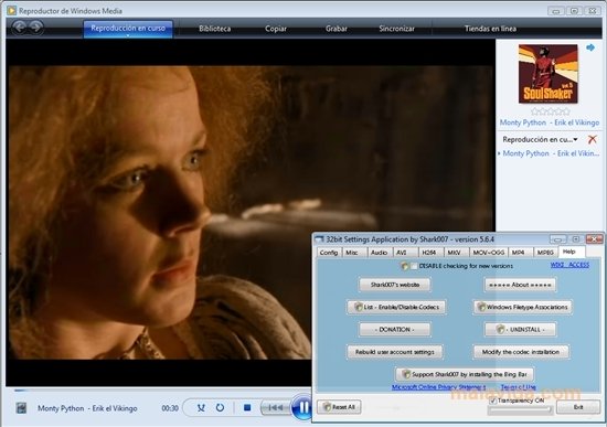 Vista Codec Package  5.4.9