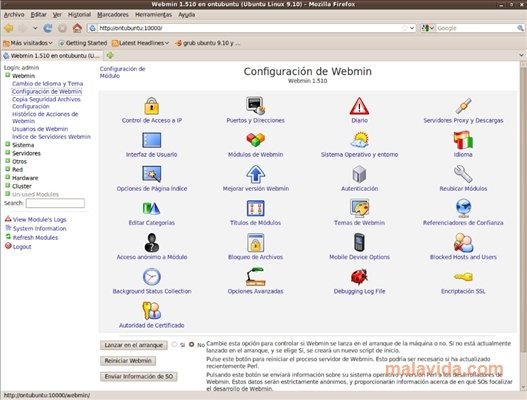 Webmin  1.490 Espa�ol