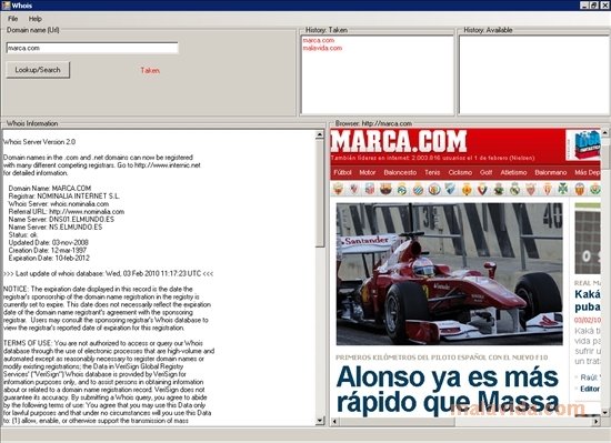 Whois 2.1.0.0