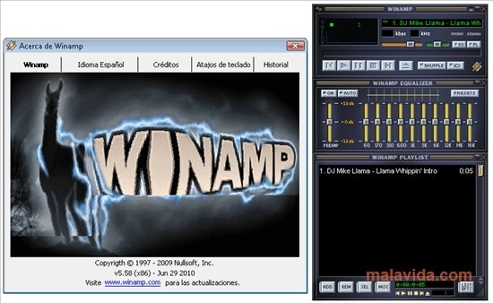 Winamp Media Player 5.541 Lite Englisch