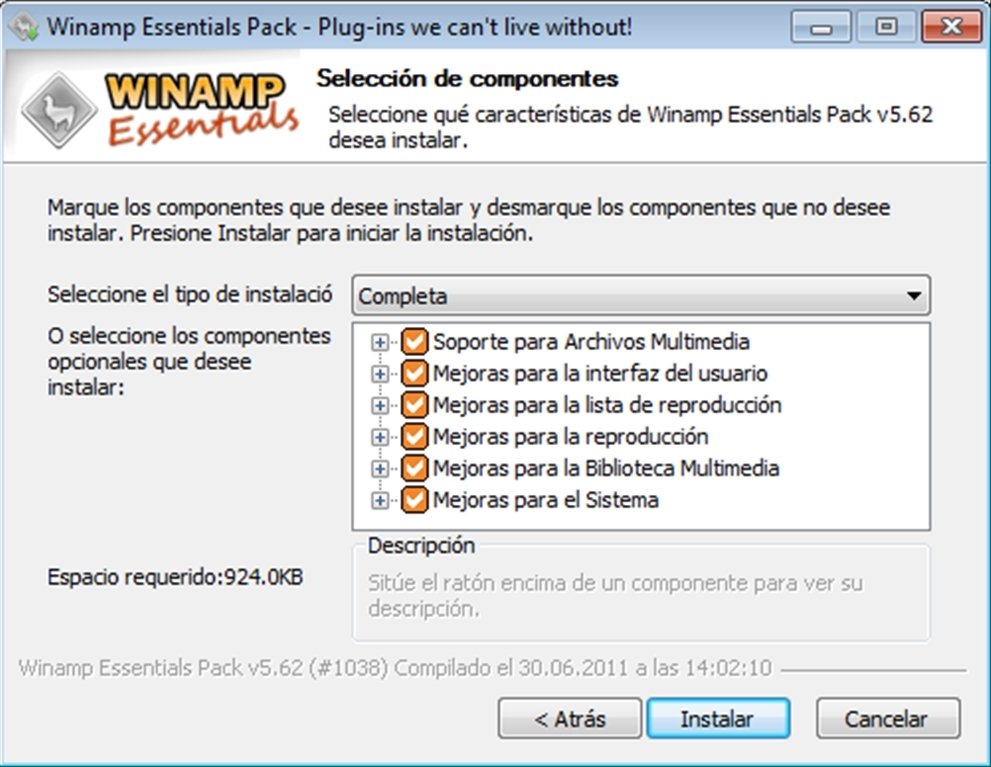 Winamp Essentials  Pack 5.55