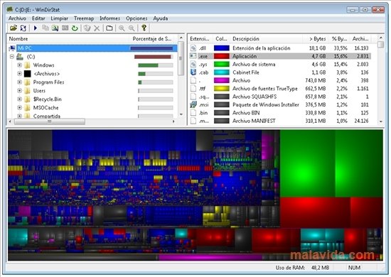 WinDirStat  1.1.2 Espa�ol