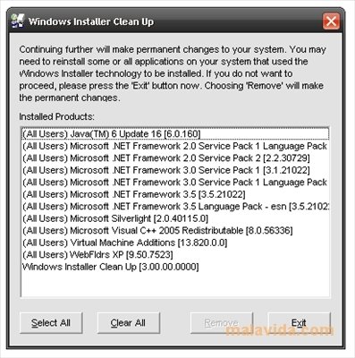 Microsoft Windows Installer Cleanup Utility Windows 8