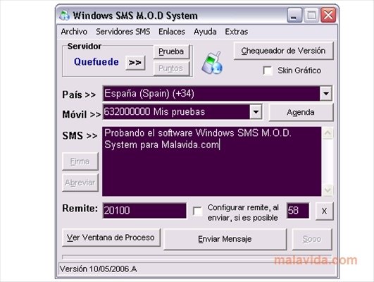 Windows SMS M.O.D System 10/04/2006.A Espa�ol