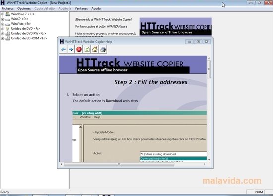 WinHTTrack Website Copier 3.45-4