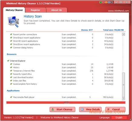 WinMend History Cleaner 1.4.4.0