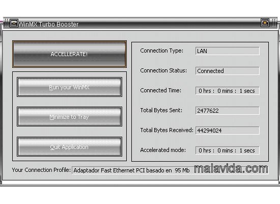 WinMX Turbo Booster 4.8.6.0 Angielski