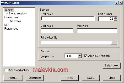 WinSCP 4.1.4 Beta Nederlands