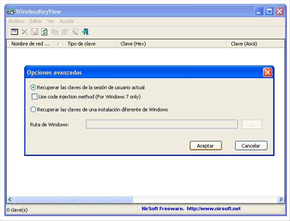WirelessKeyView 1.67