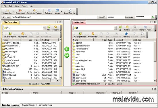 Ipswitch WS_FTP Home 2007 Ingl�s