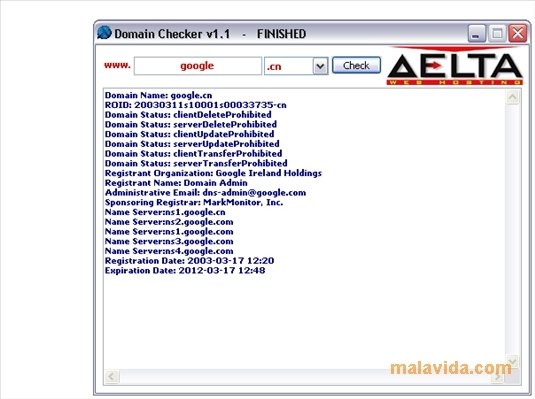 X-Fusions Domain Checker 1.1