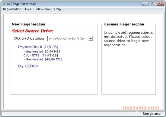 XLS Regenerator 2.12