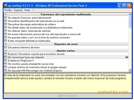 xp-AntiSpy 3.97 Polski
