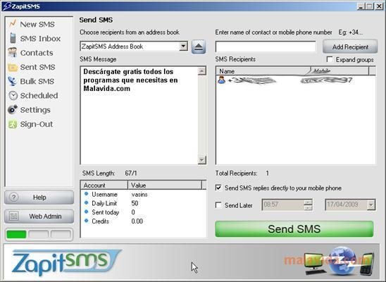 ZapitSMS 1.2