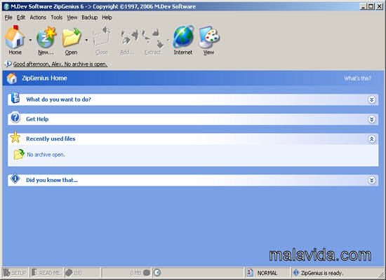 ZipGenius 6.0.3.1150 Standard Edition Italiano