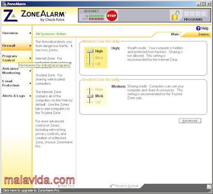 ZoneAlarm Free 7.0.483 Ingl�s