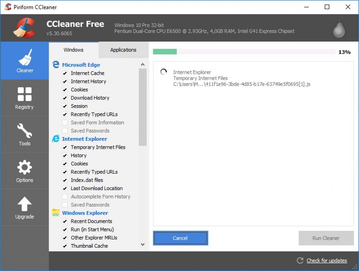 Cómo optimizar el PC con CCleaner