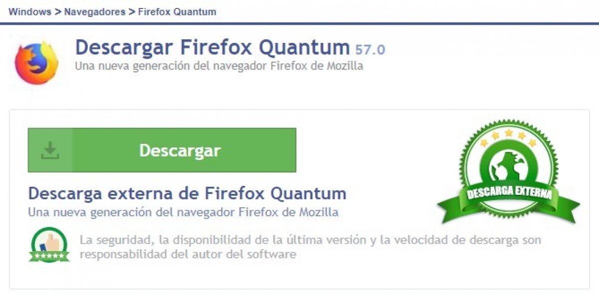 Cómo descargar Firefox Quantum