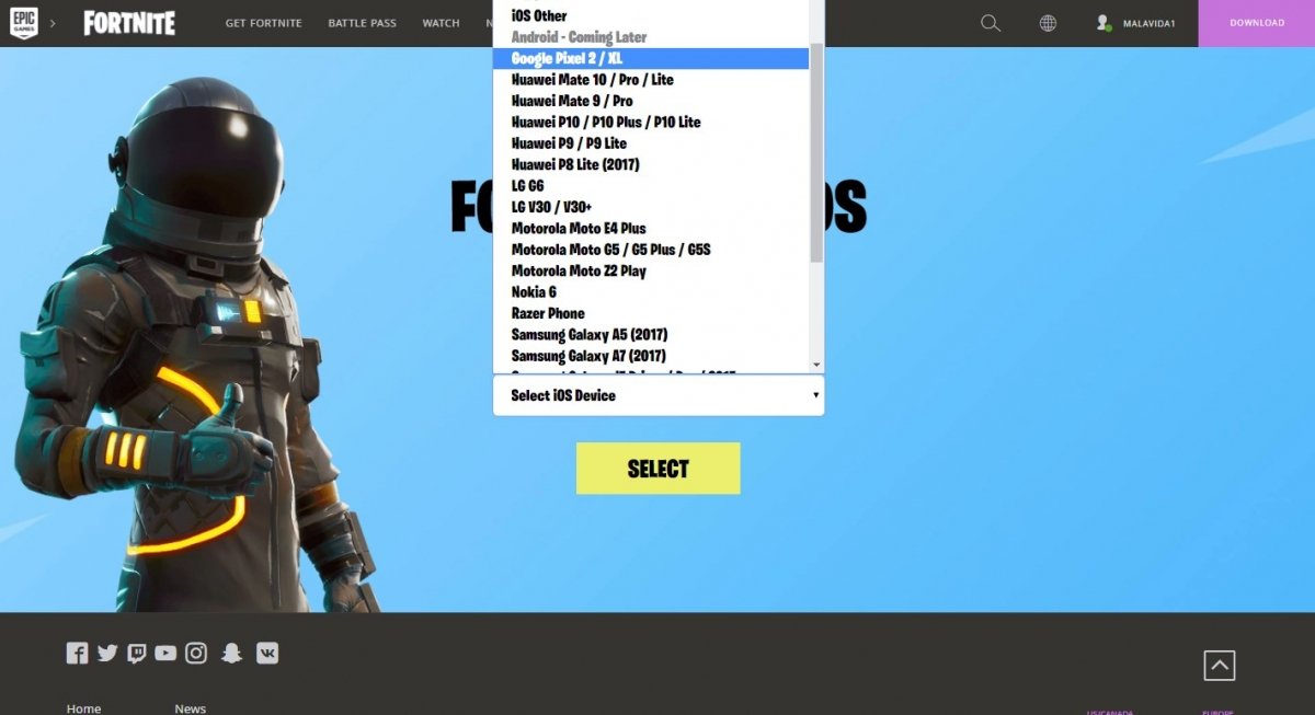 Fortnite download for android fire