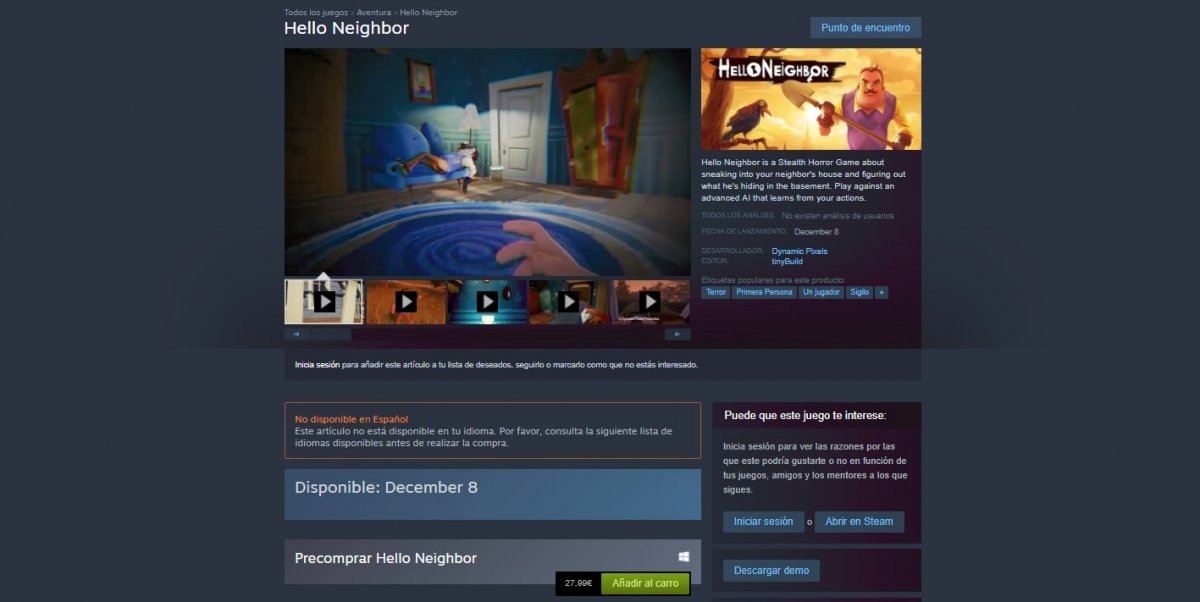 Cómo descargar Hello Neighbor