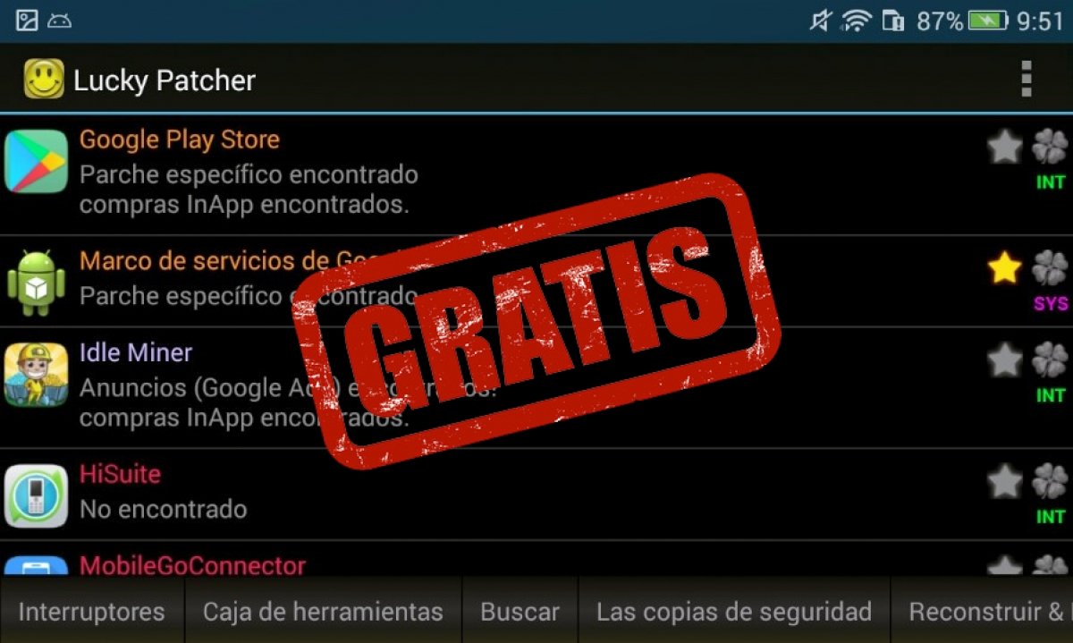 ¿Es Lucky Patcher gratis?