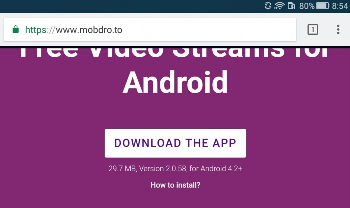 Cómo descargar Mobdro