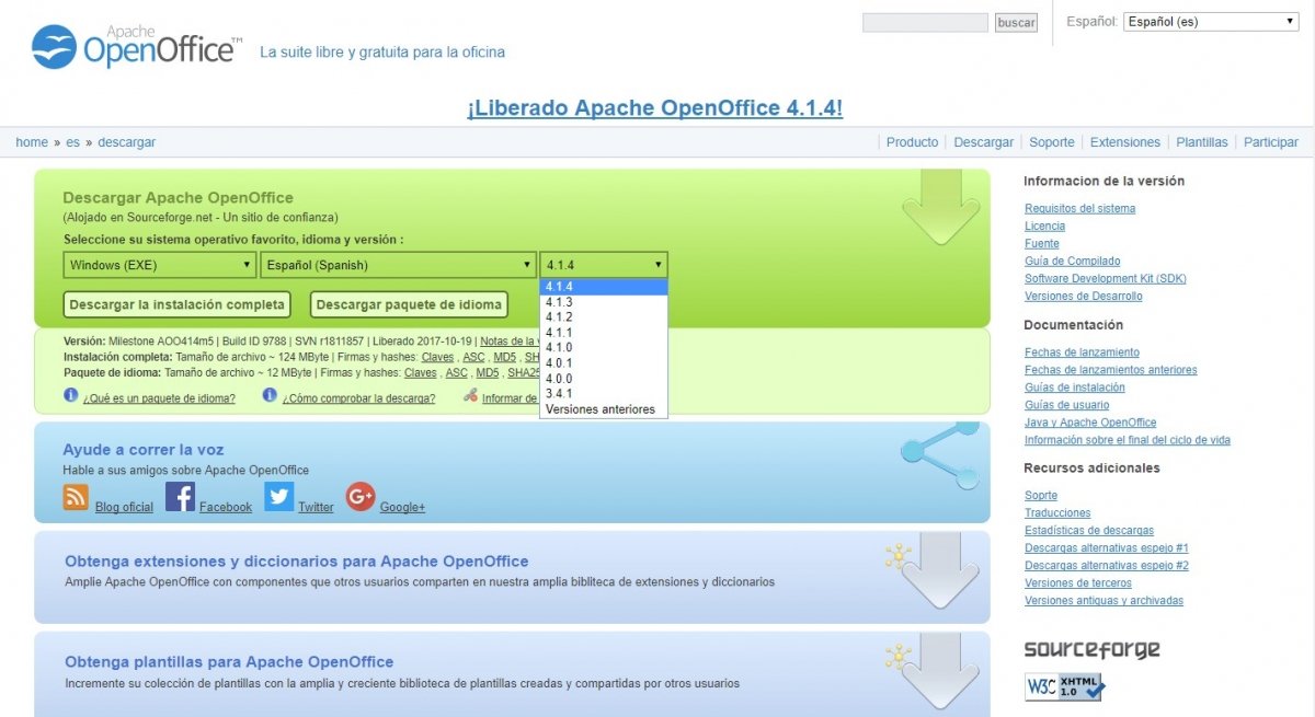 Cómo descargar OpenOffice