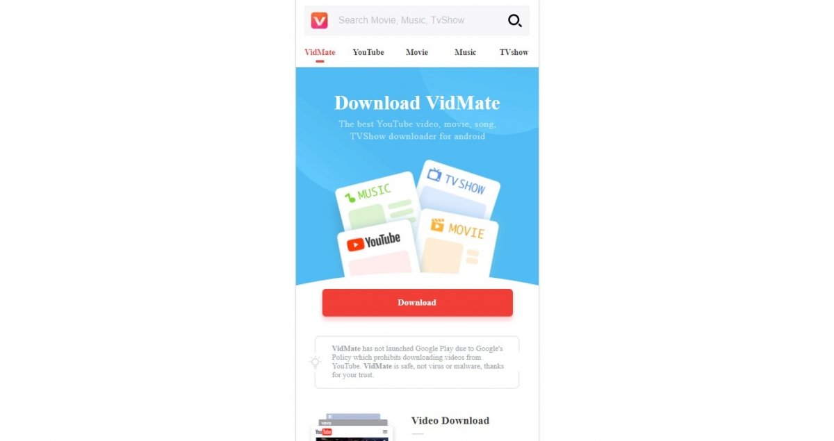 Comment télécharger Vidmate