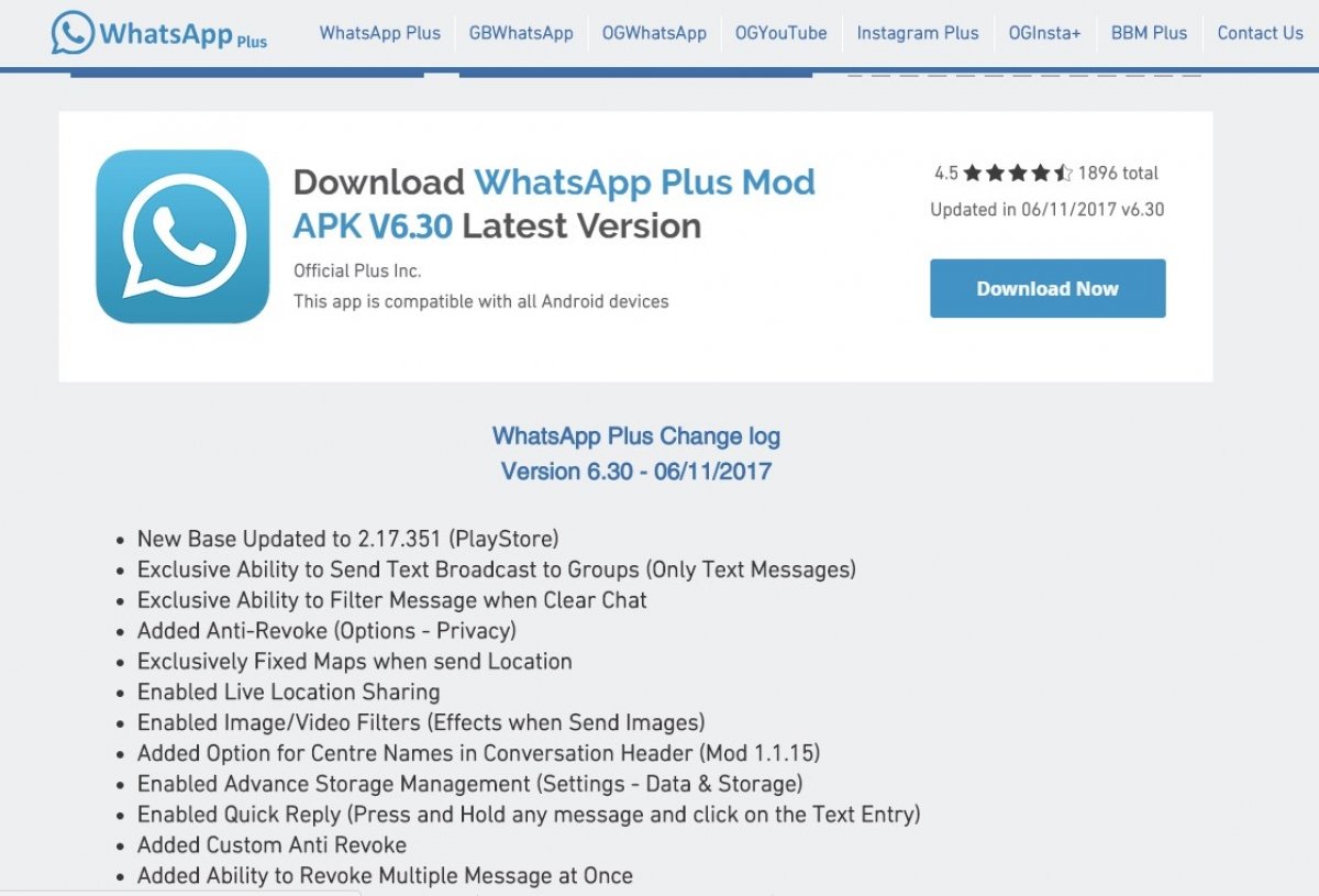 Cómo descargar WhatsApp Plus