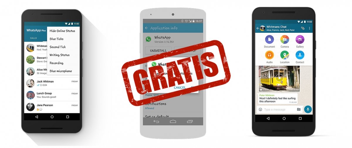 ¿Es WhatsApp Plus gratis?