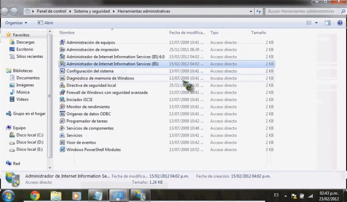 Cómo instalar Internet Information Services (IIS) en Windows 7
