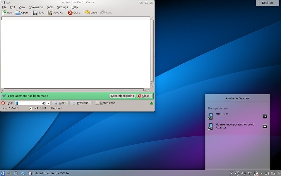 Escritorio de KDE 4.10