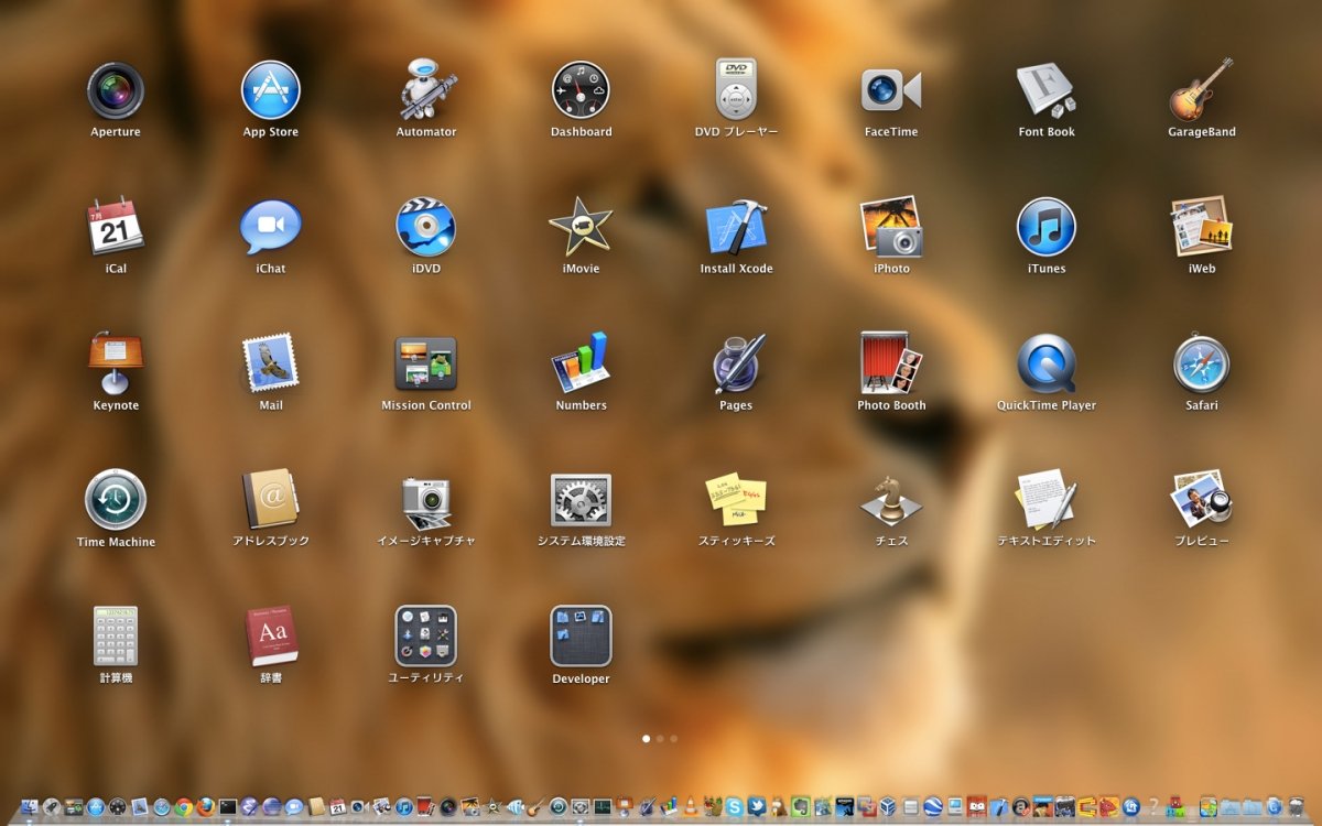 Escritorio de Mac OS X 10.7 Lion