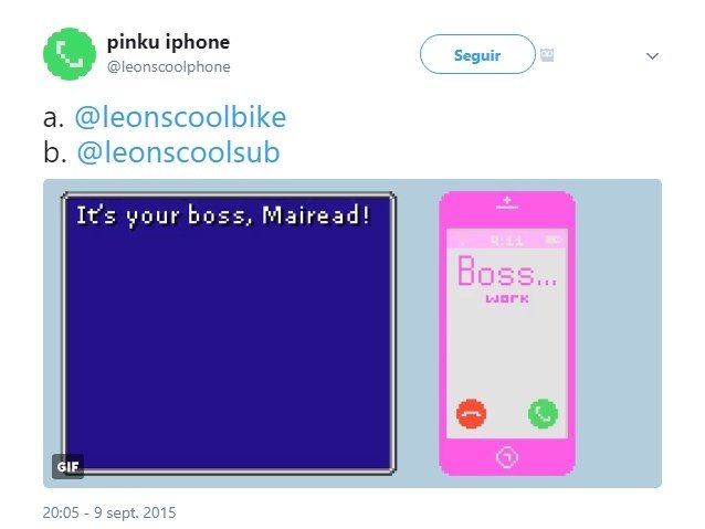 A saber qué quiere el jefe a estas horas