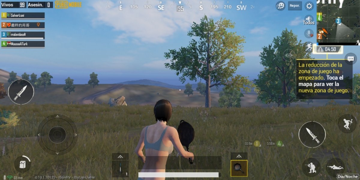 A sartenazos en PUBG para Android