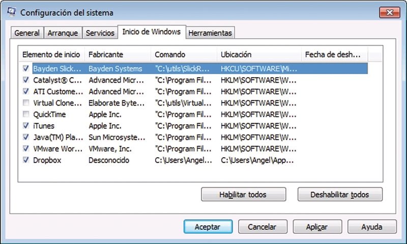 Acelera Windows 7